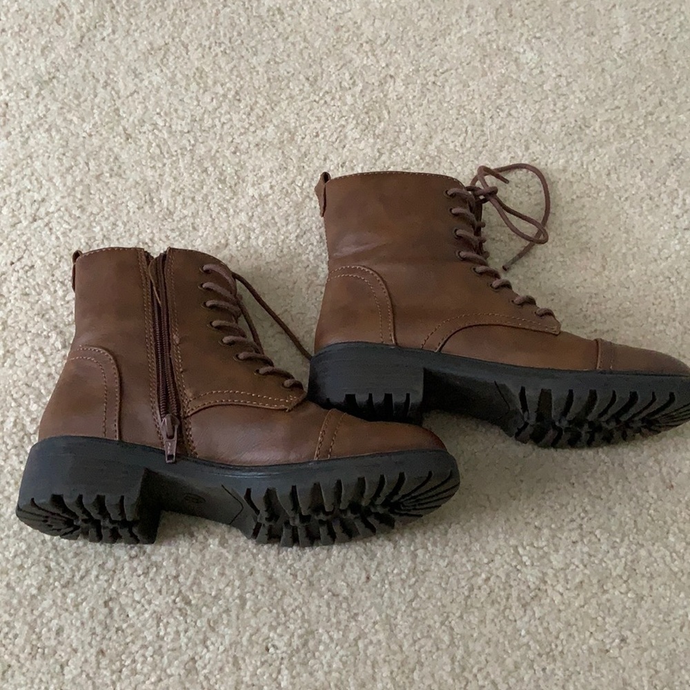 Target Brown Lace Up Boots